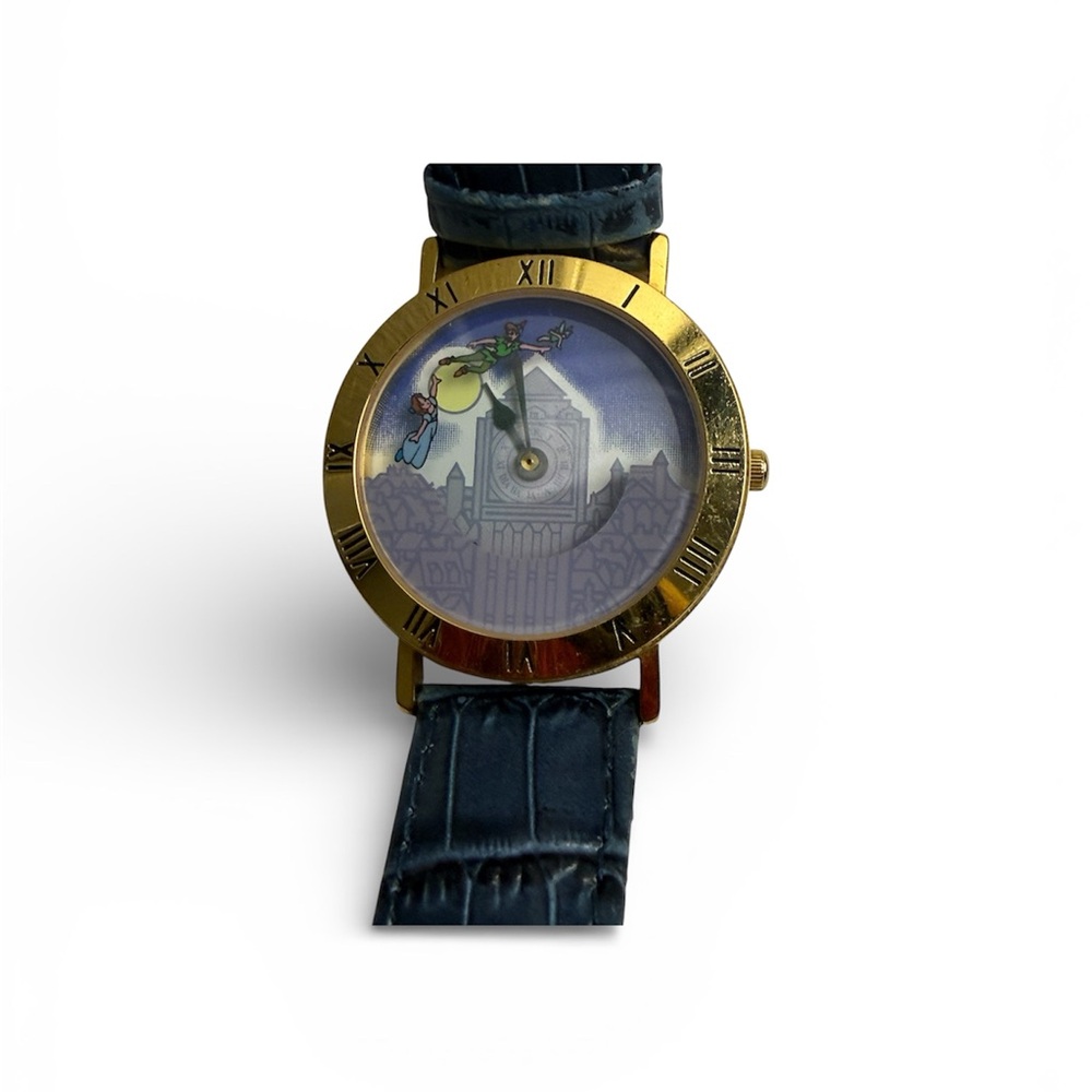 VTG Disney Store Japan Peter pan Tinkerbell Watch 00078 whimsical design magic - Picture 5 of 10